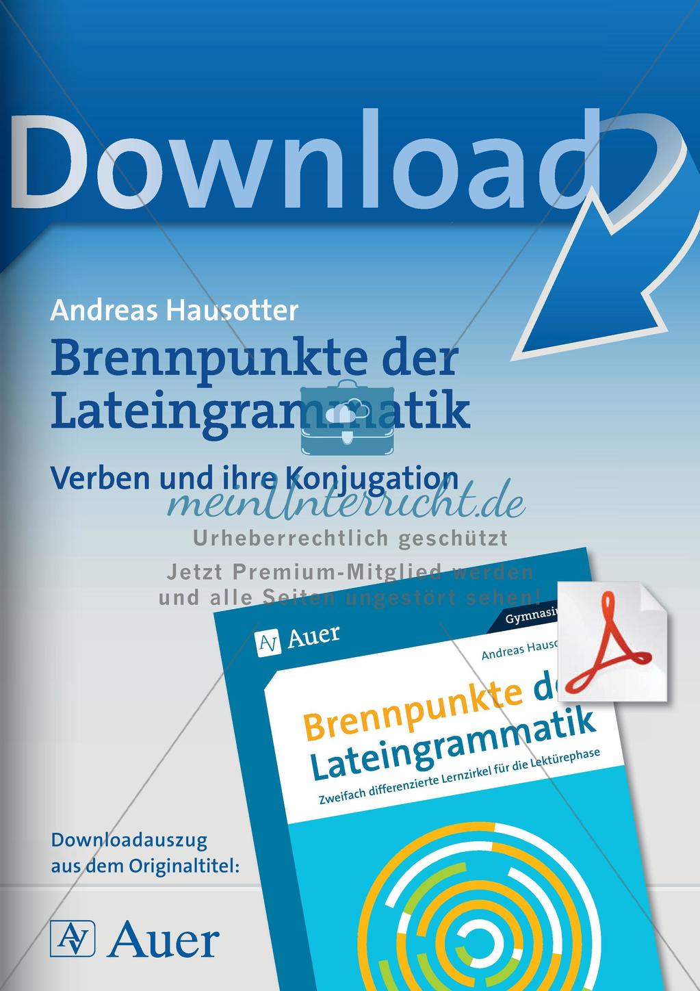 Verben und ihre Konjugation Preview 1