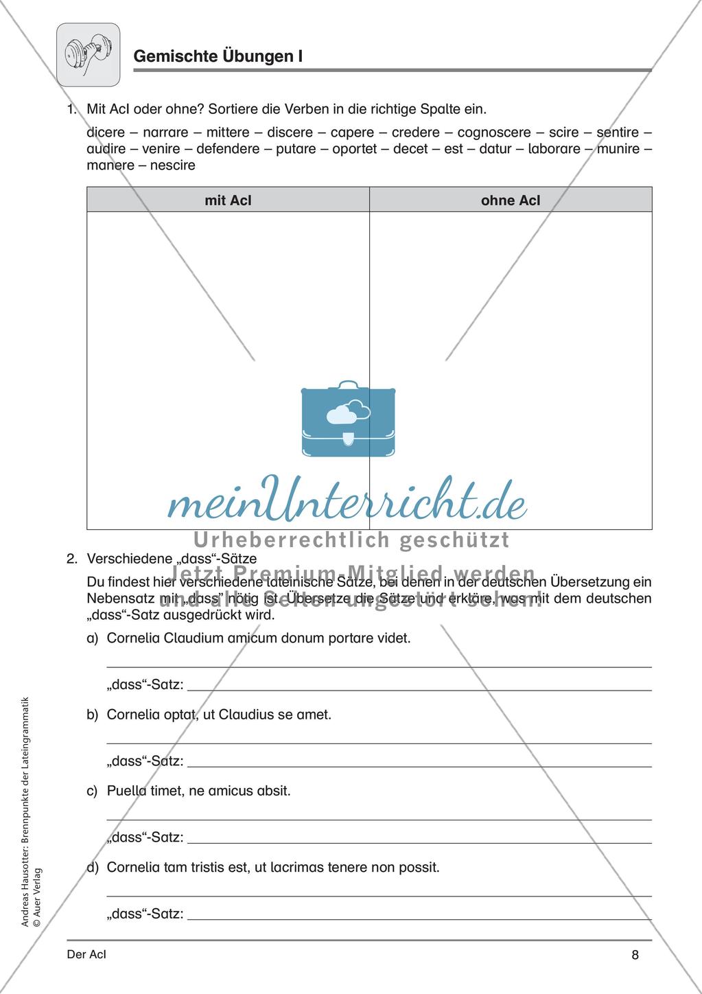 Der AcI Preview 10