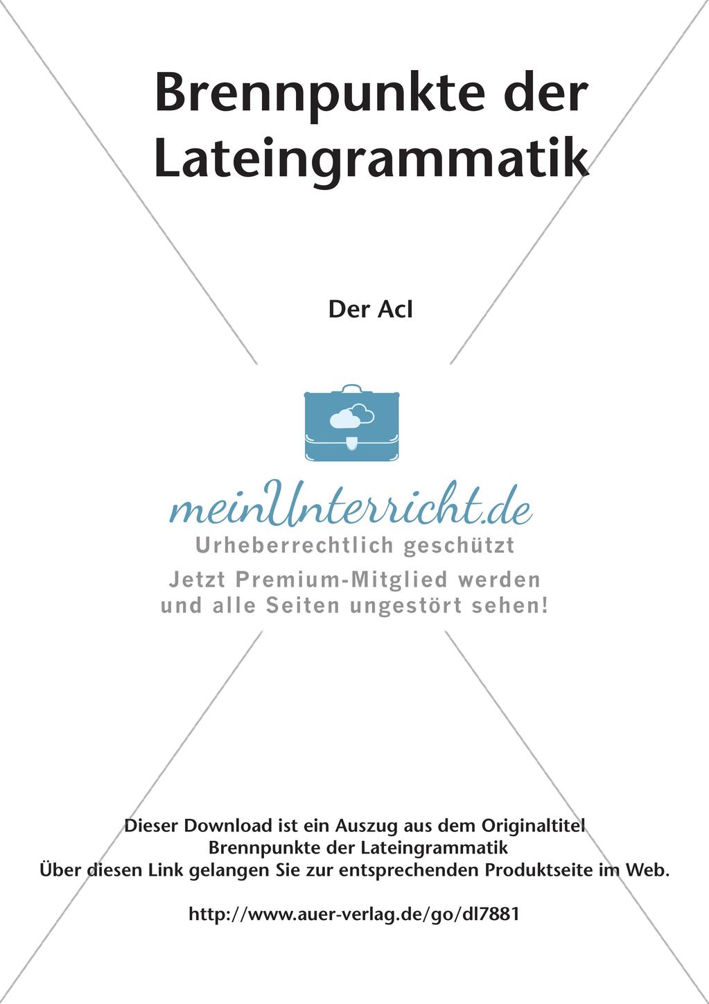 Der AcI Preview 2