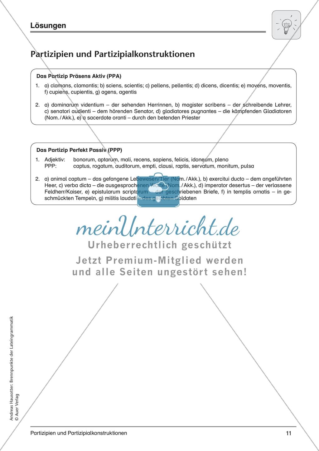 Partizipien und Partizipialkonstruktionen Preview 13