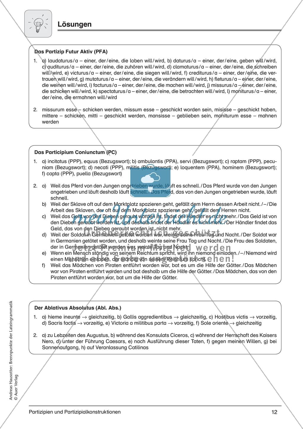 Partizipien und Partizipialkonstruktionen Preview 14