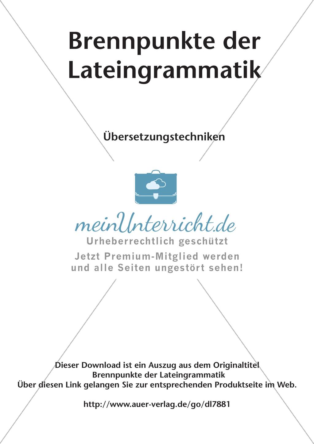 Übersetzungstechniken Preview 2