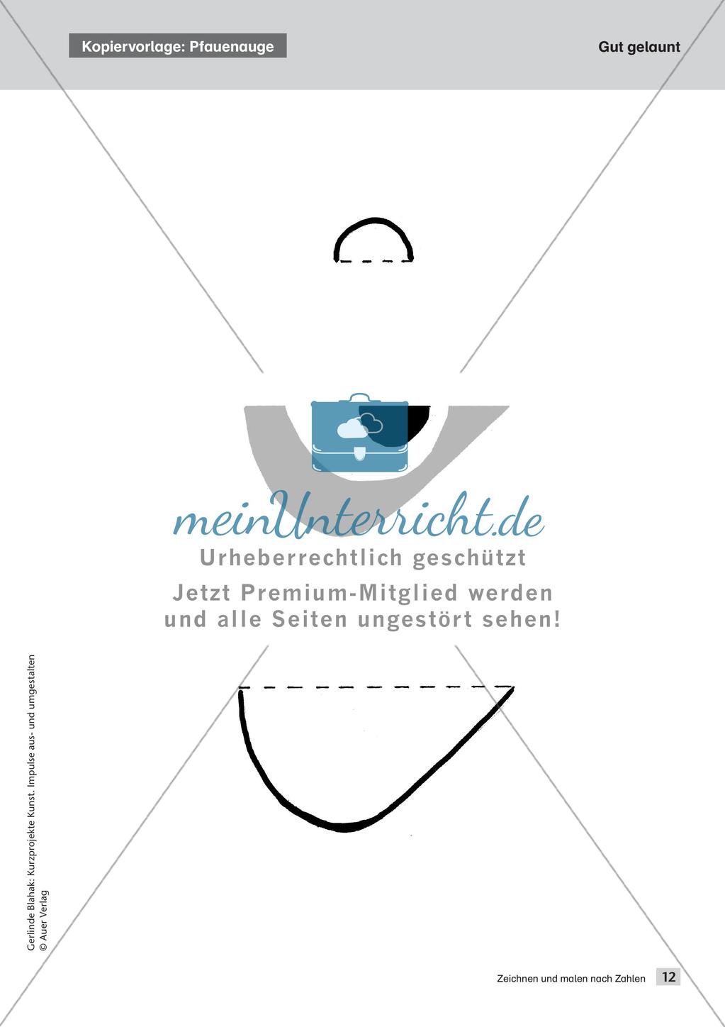 Kurzprojekte: Zeichnen und malen nach Zahlen Preview 14