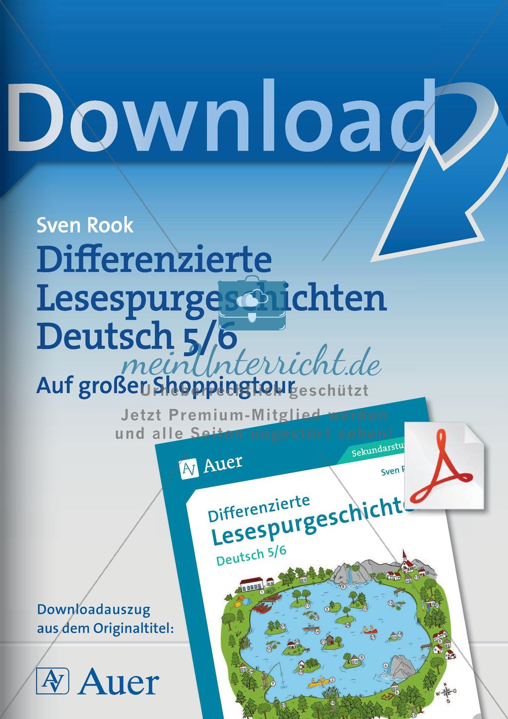 Differenzierte Lesespurgeschichten: Shopping Preview 1