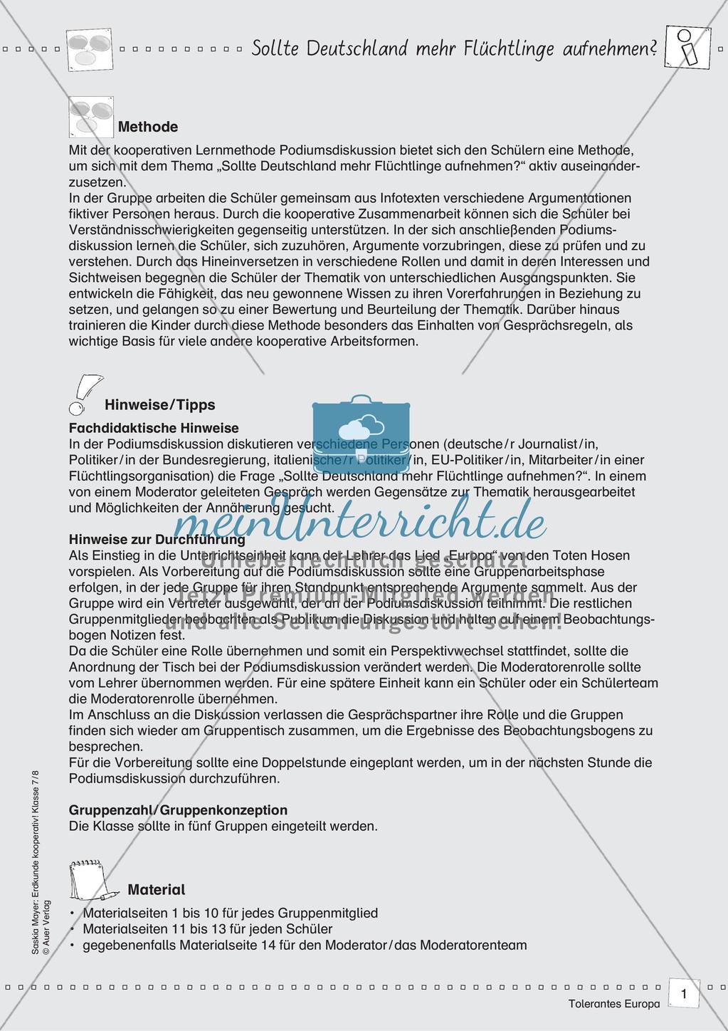 Toleranz in Europa Preview 3