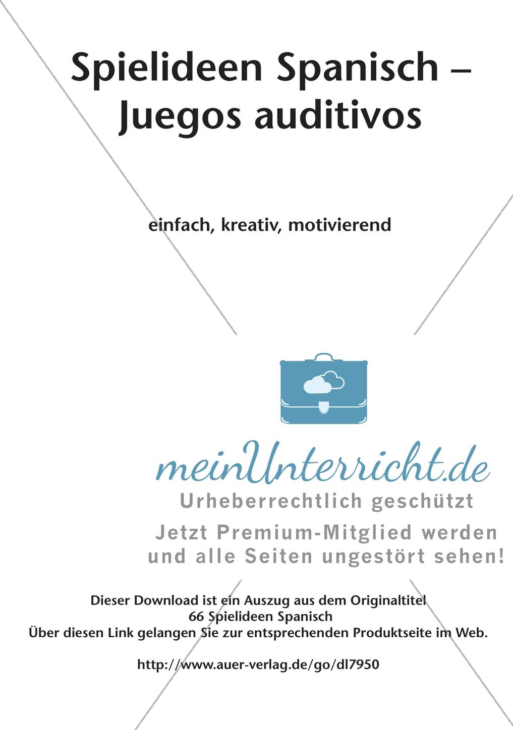 Spielideen zum Thema Hörkompetenz Preview 2
