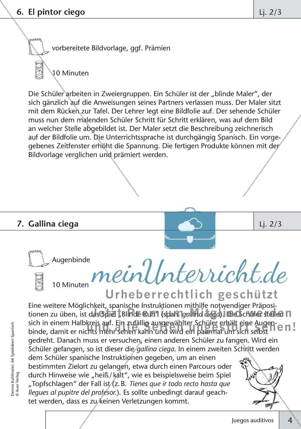 Spielideen zum Thema Hörkompetenz Preview 6