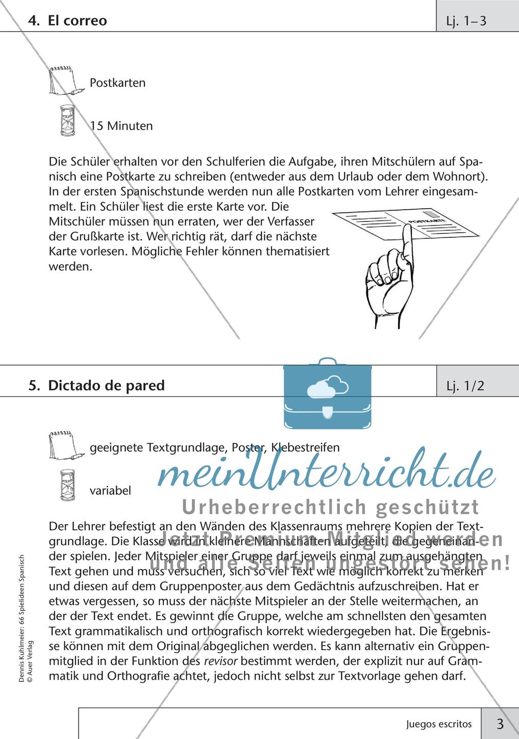 Spielideen zum Thema Schreiben Preview 5