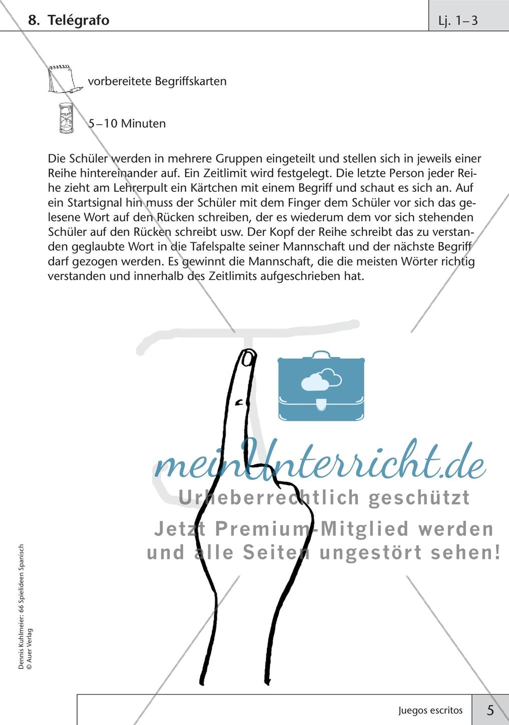 Spielideen zum Thema Schreiben Preview 7