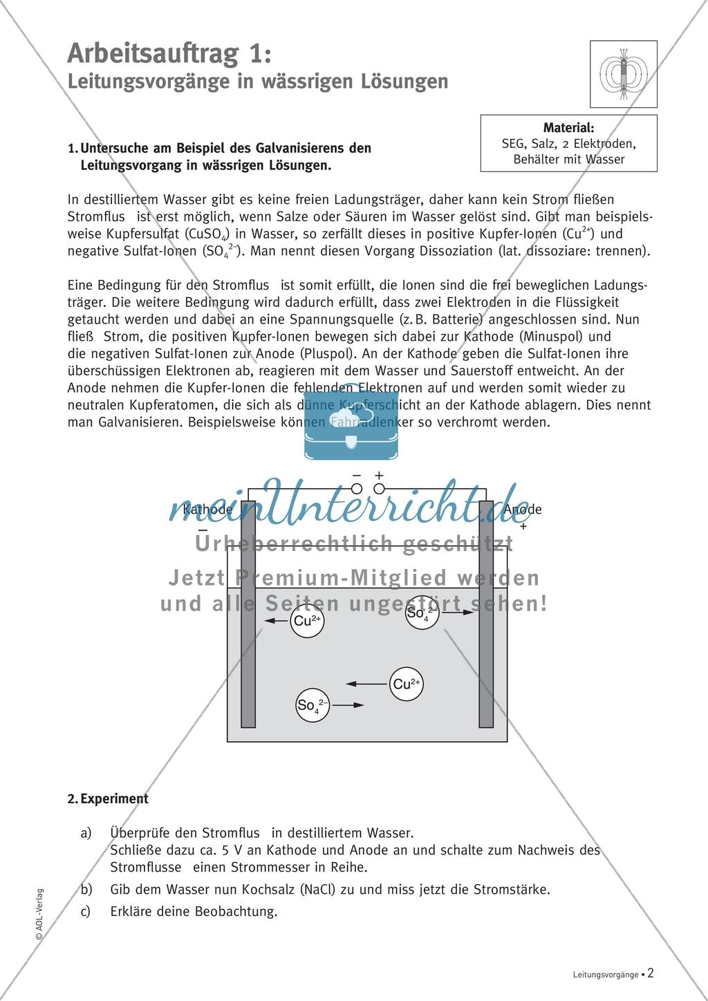 Physik selbst entdecken: Leitungsvorgänge Preview 4