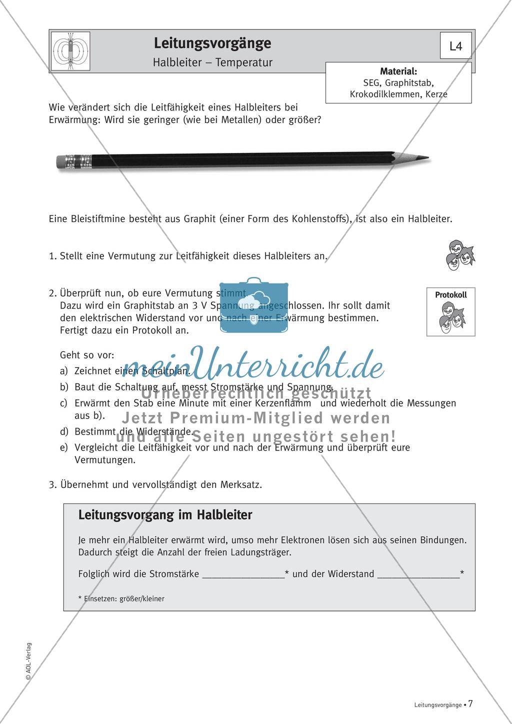 Physik selbst entdecken: Leitungsvorgänge Preview 9