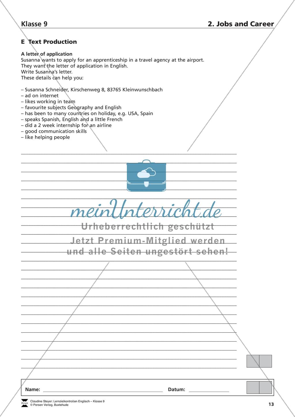Lernzielkontrollen zu zentralen Lehrplanthemen Preview 15