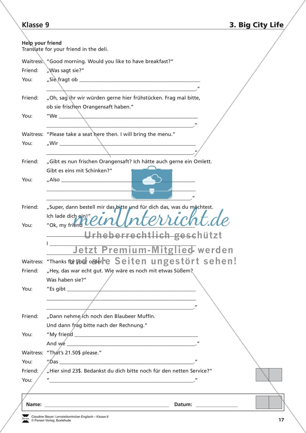 Lernzielkontrollen zu zentralen Lehrplanthemen Preview 19