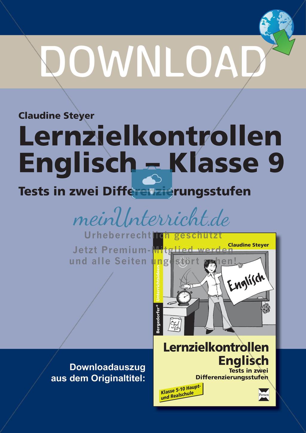 Lernzielkontrollen zu zentralen Lehrplanthemen Preview 1