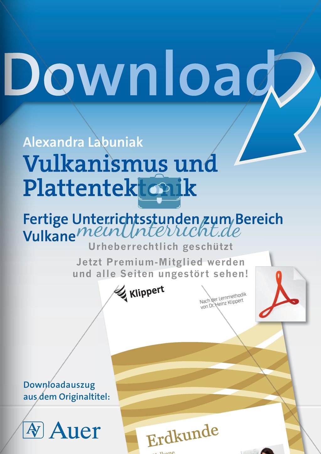 Vulkanismus und Plattentektonik Preview 1