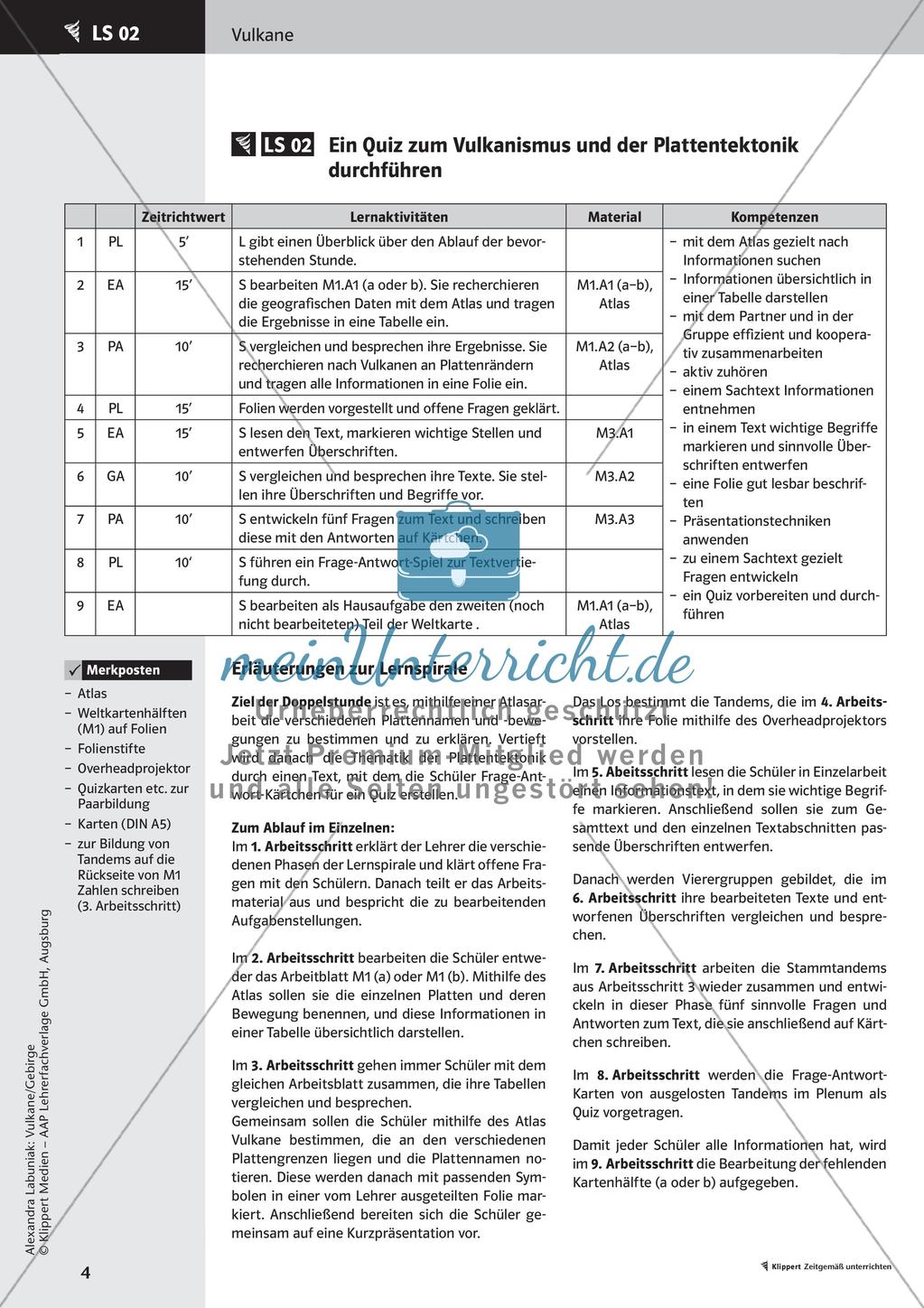 Vulkanismus und Plattentektonik Preview 6