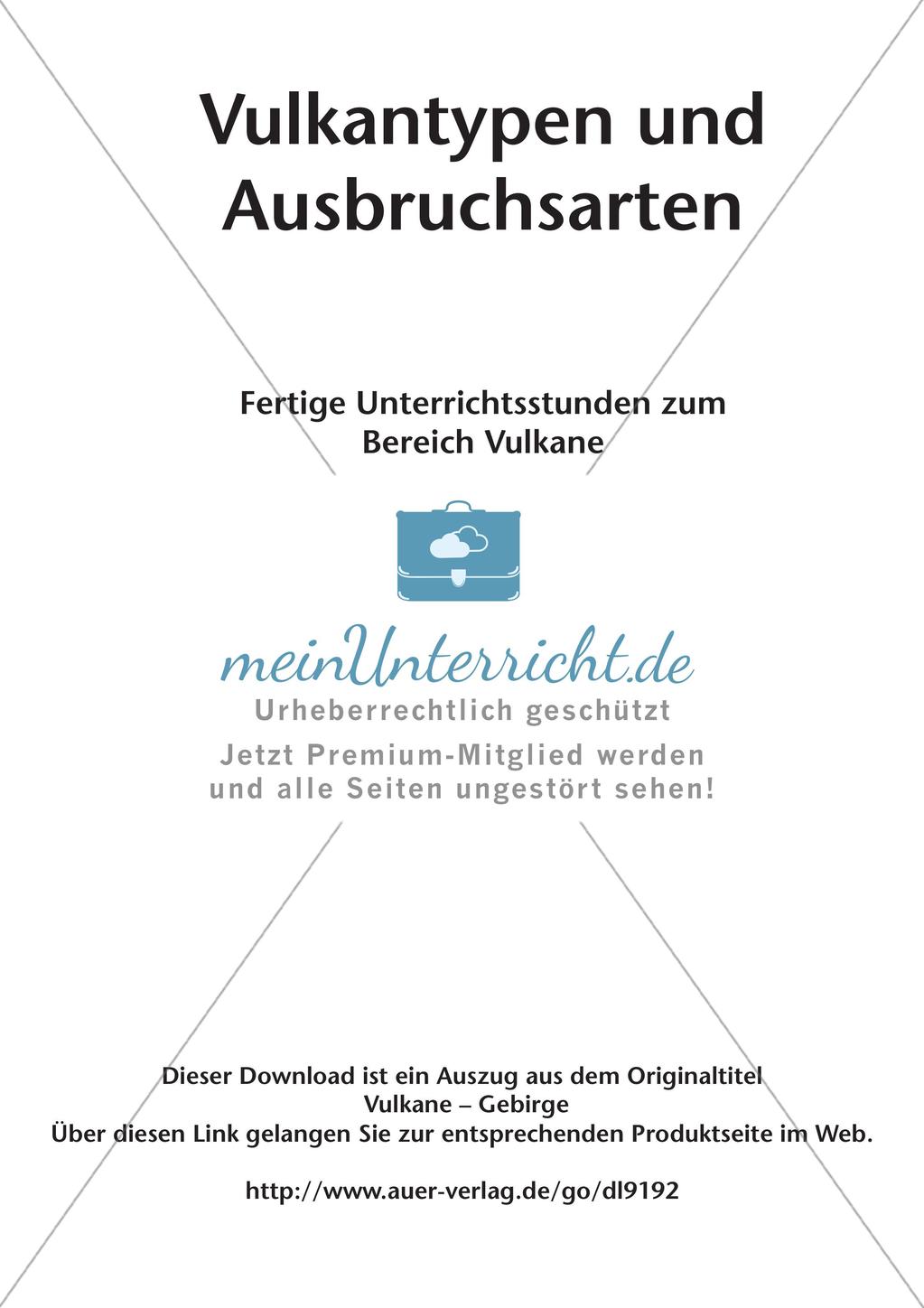 Vulkantypen und Ausbruchsarten Preview 2
