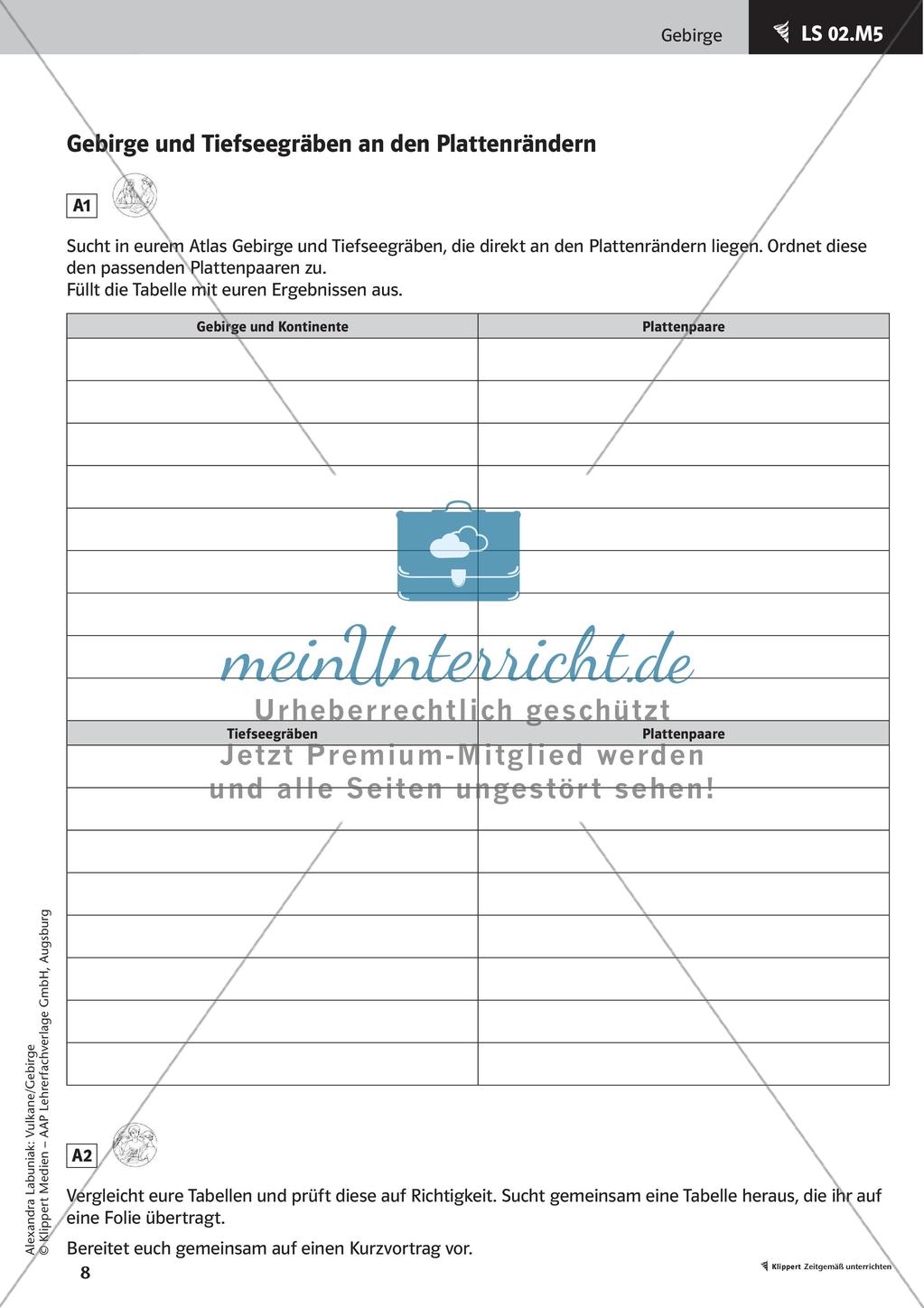 Gebirgsbildung und Plattentektonik Preview 10