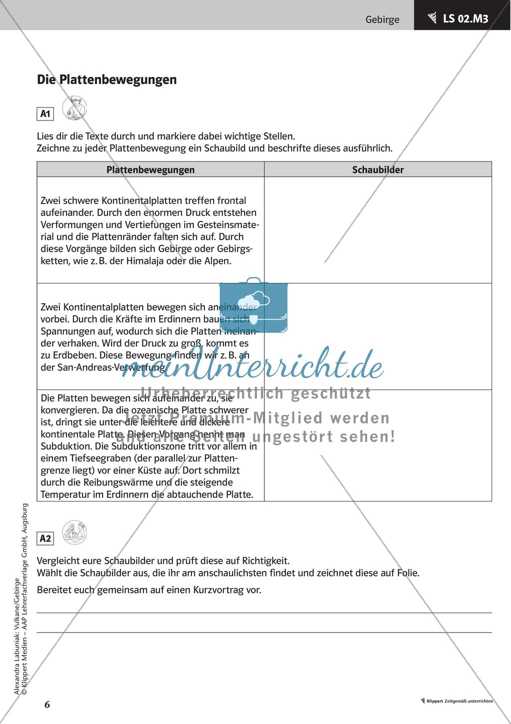 Gebirgsbildung und Plattentektonik Preview 8