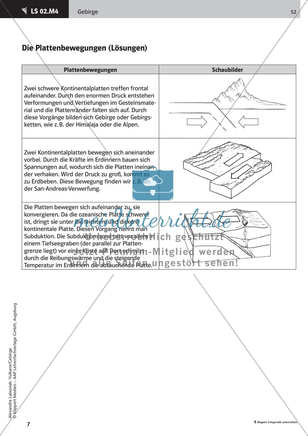 Gebirgsbildung und Plattentektonik Preview 9