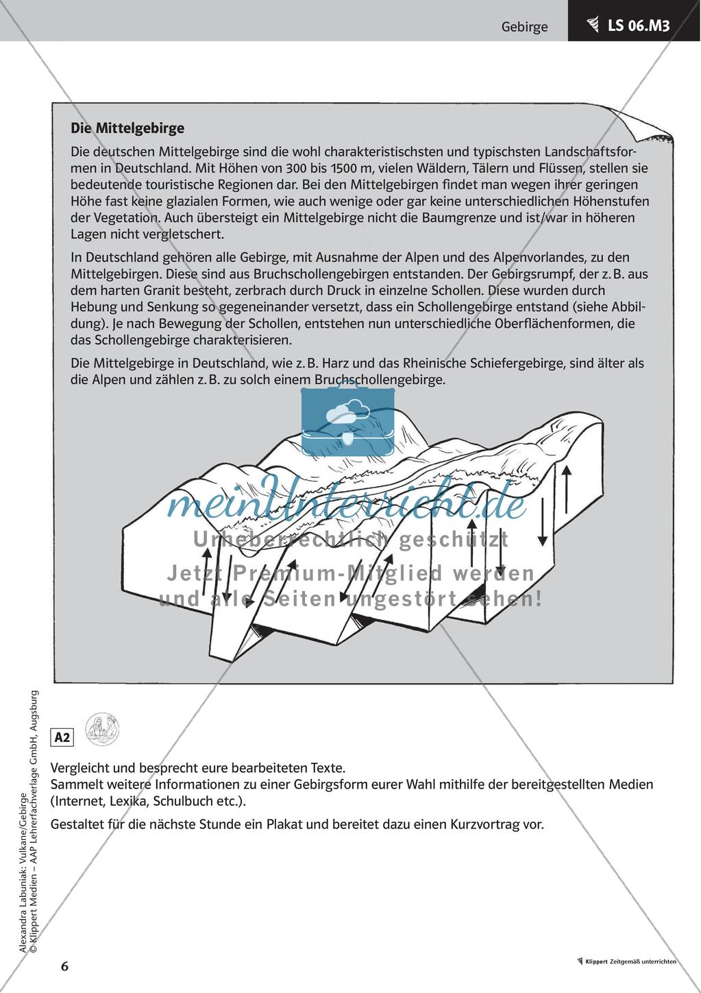 Hochgebirge und Mittelgebirge Preview 8