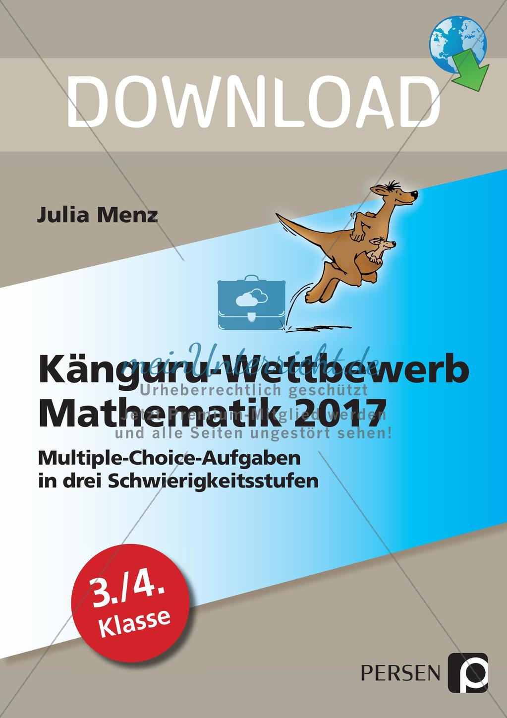 Känguru-Wettbewerb Mathematik 2017 Preview 1