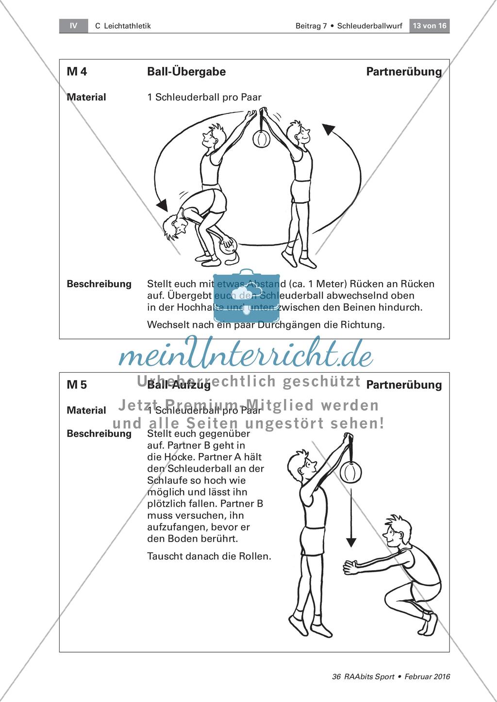 Vielfältige Wurfübungen Preview 1