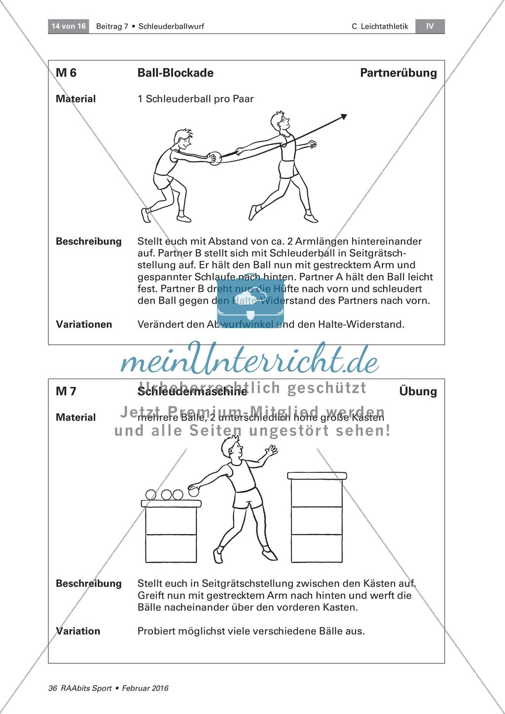 Vielfältige Wurfübungen Preview 2