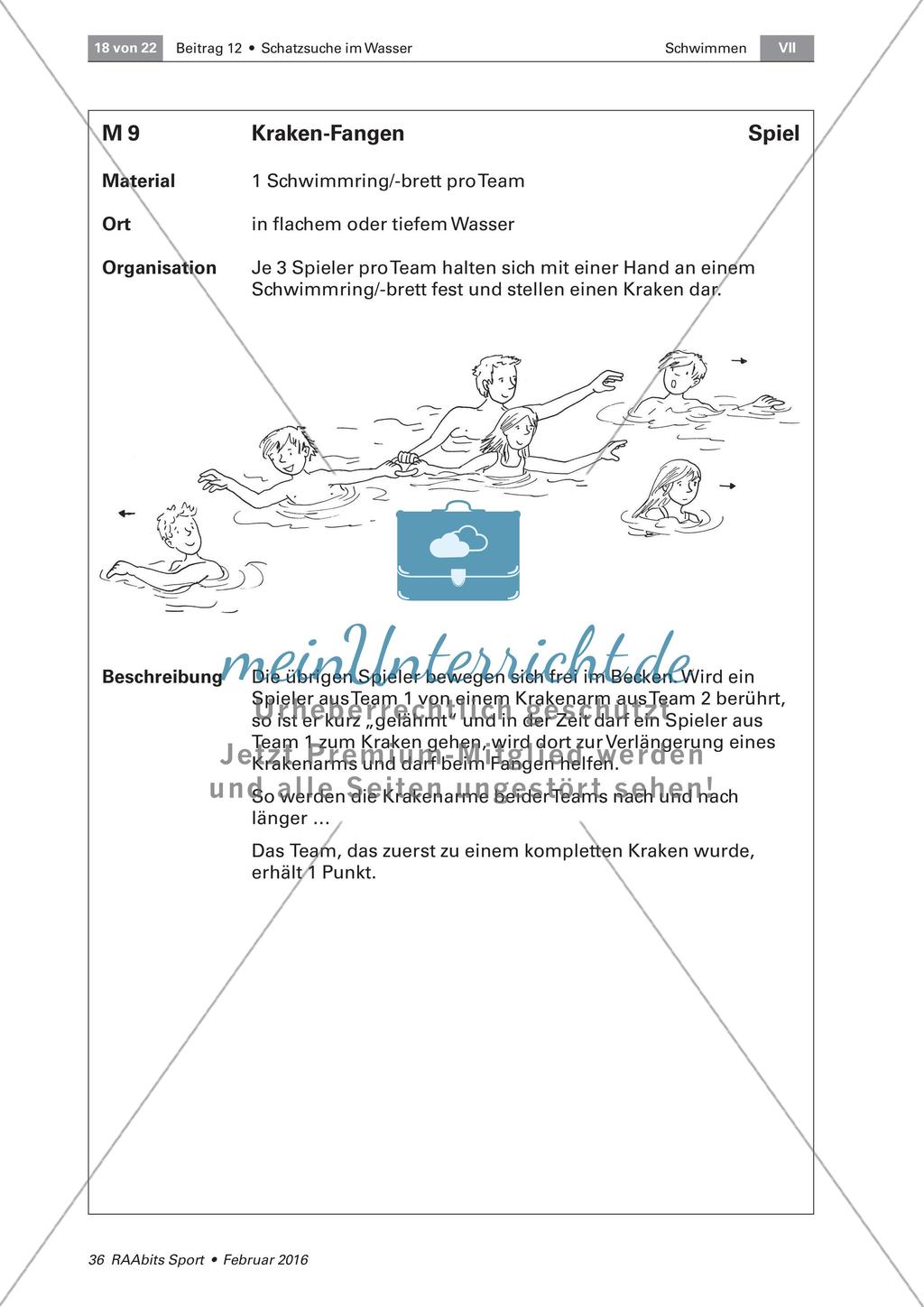 Tauchen, Toben im Wasser Preview 2