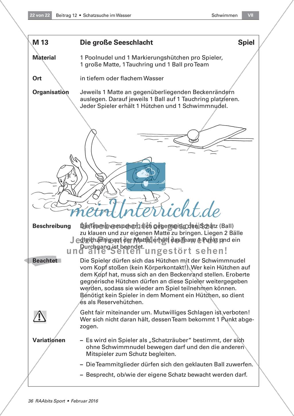 Tauchen, Toben im Wasser Preview 6