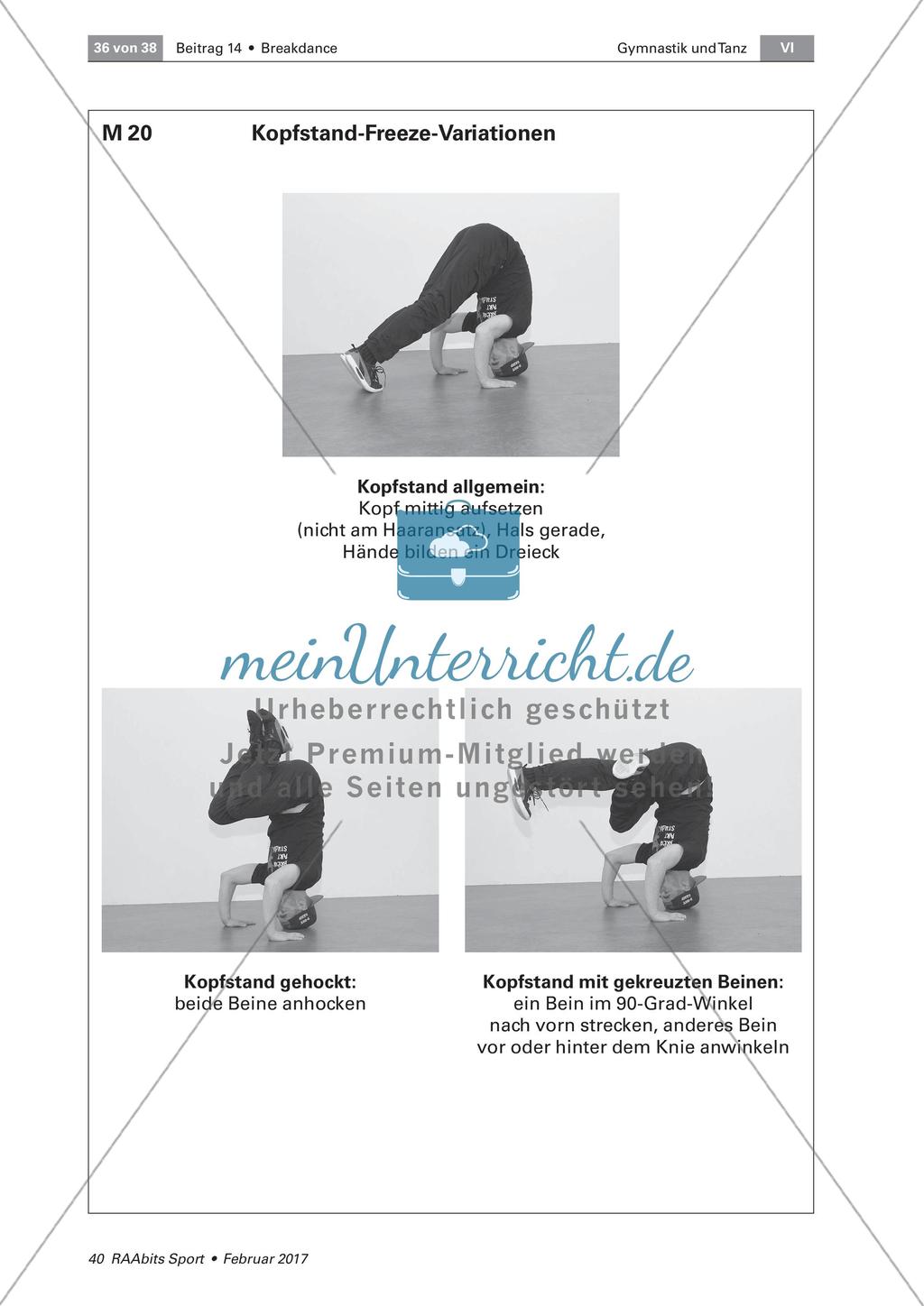 Weiterführende Techniken zum Breakdance Preview 9