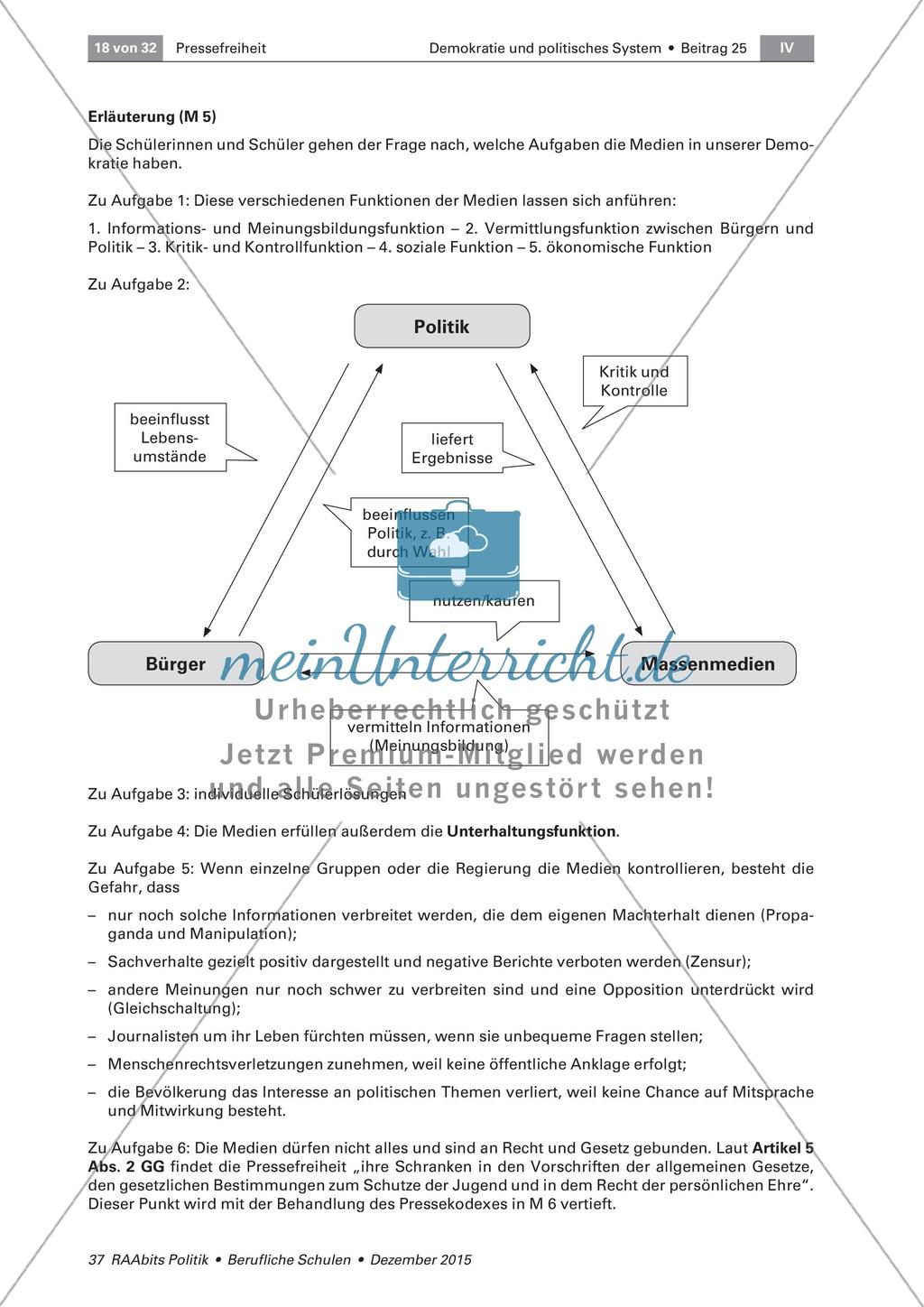 Die Funktion der Medien in der Demokratie Preview 7