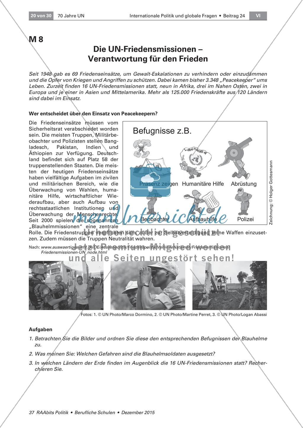 Aufbau und Aufgaben der UN Preview 7
