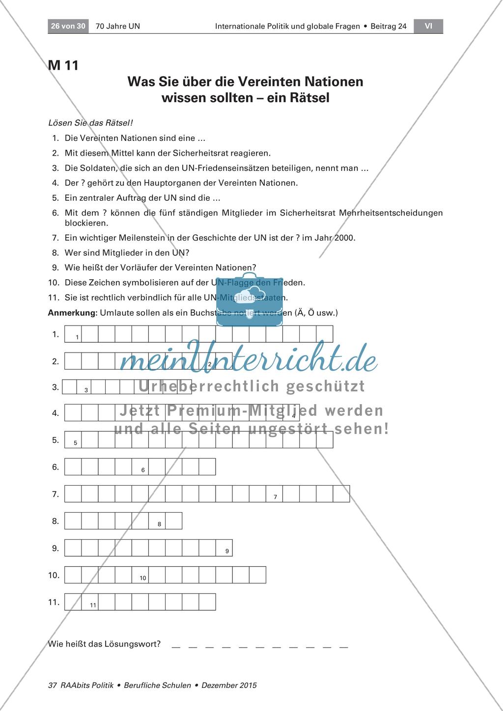 Lernkontrolle zum Thema