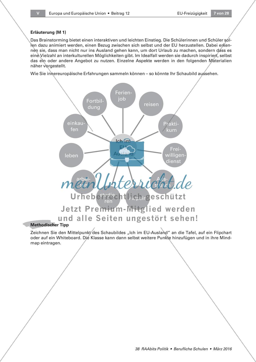 Bedeutung der Freizügigkeit in Europa Preview 2