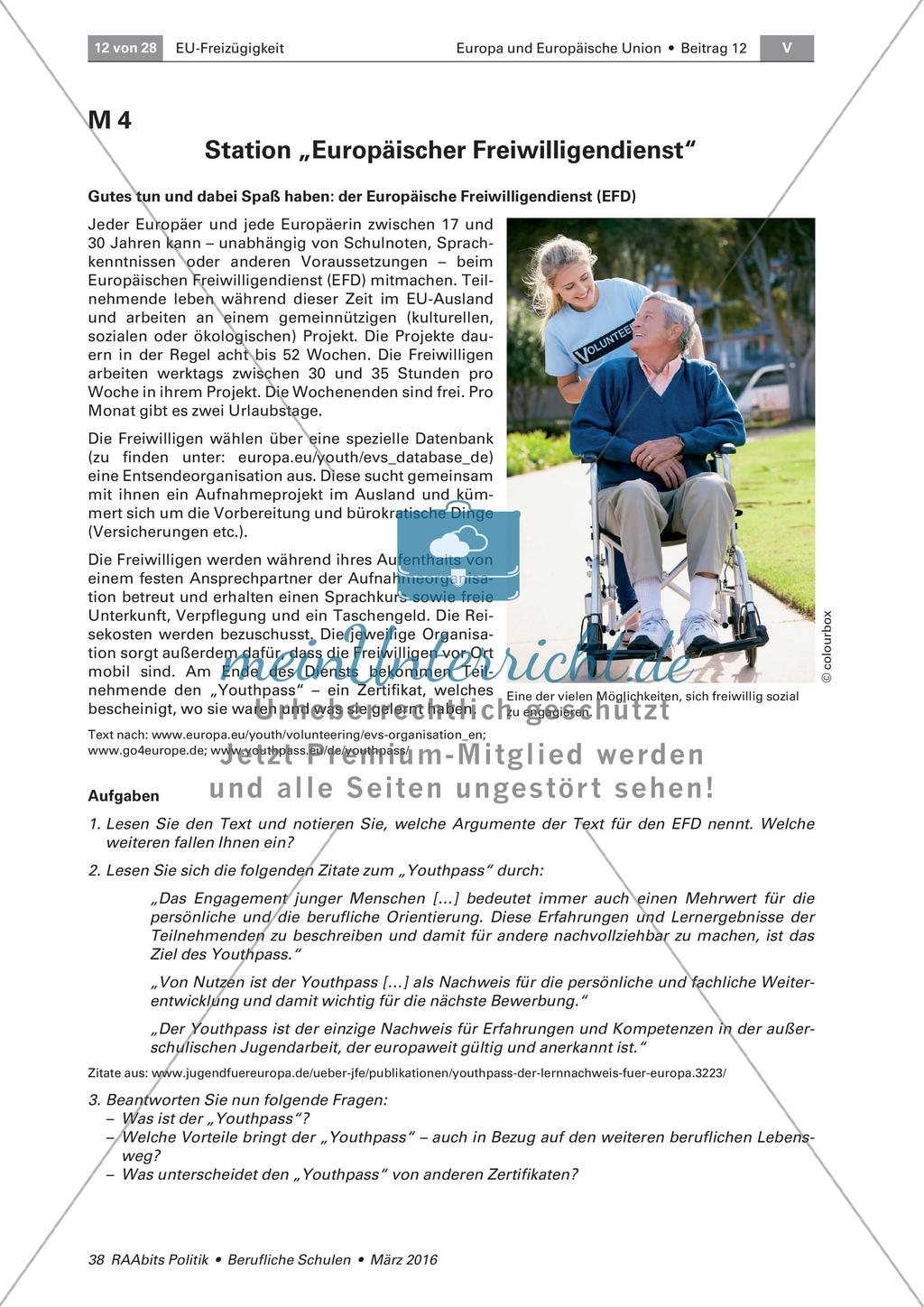 Bedeutung der Freizügigkeit in Europa Preview 7