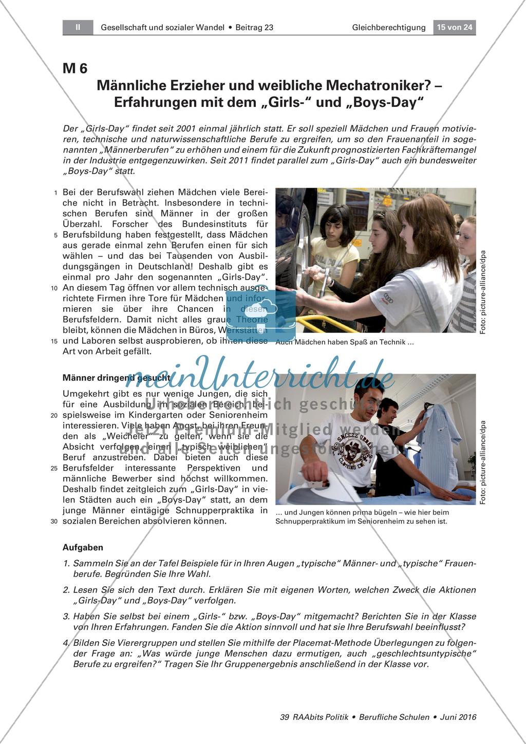 Chancengleichheit in Beruf und Schule Preview 2