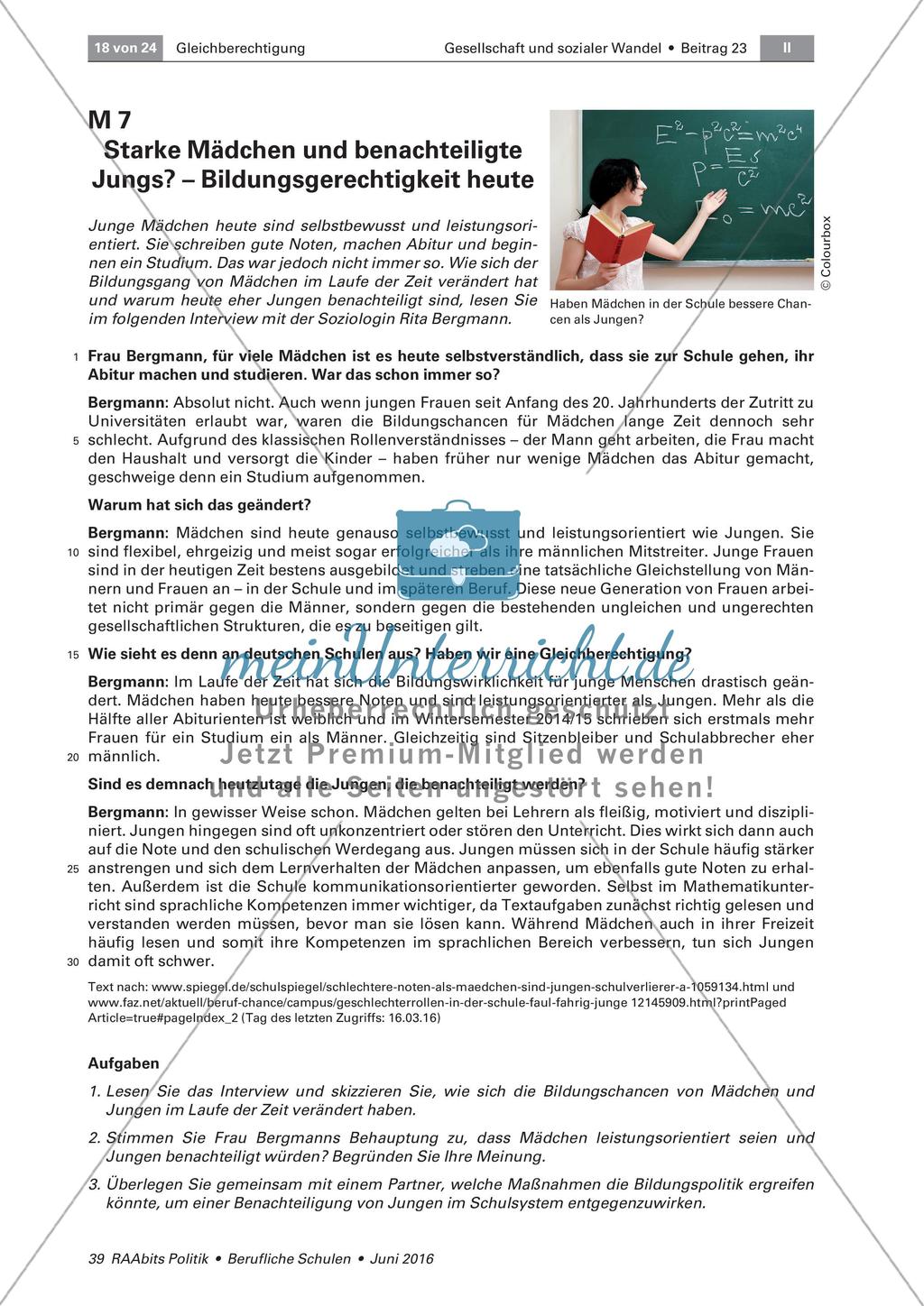 Chancengleichheit in Beruf und Schule Preview 5