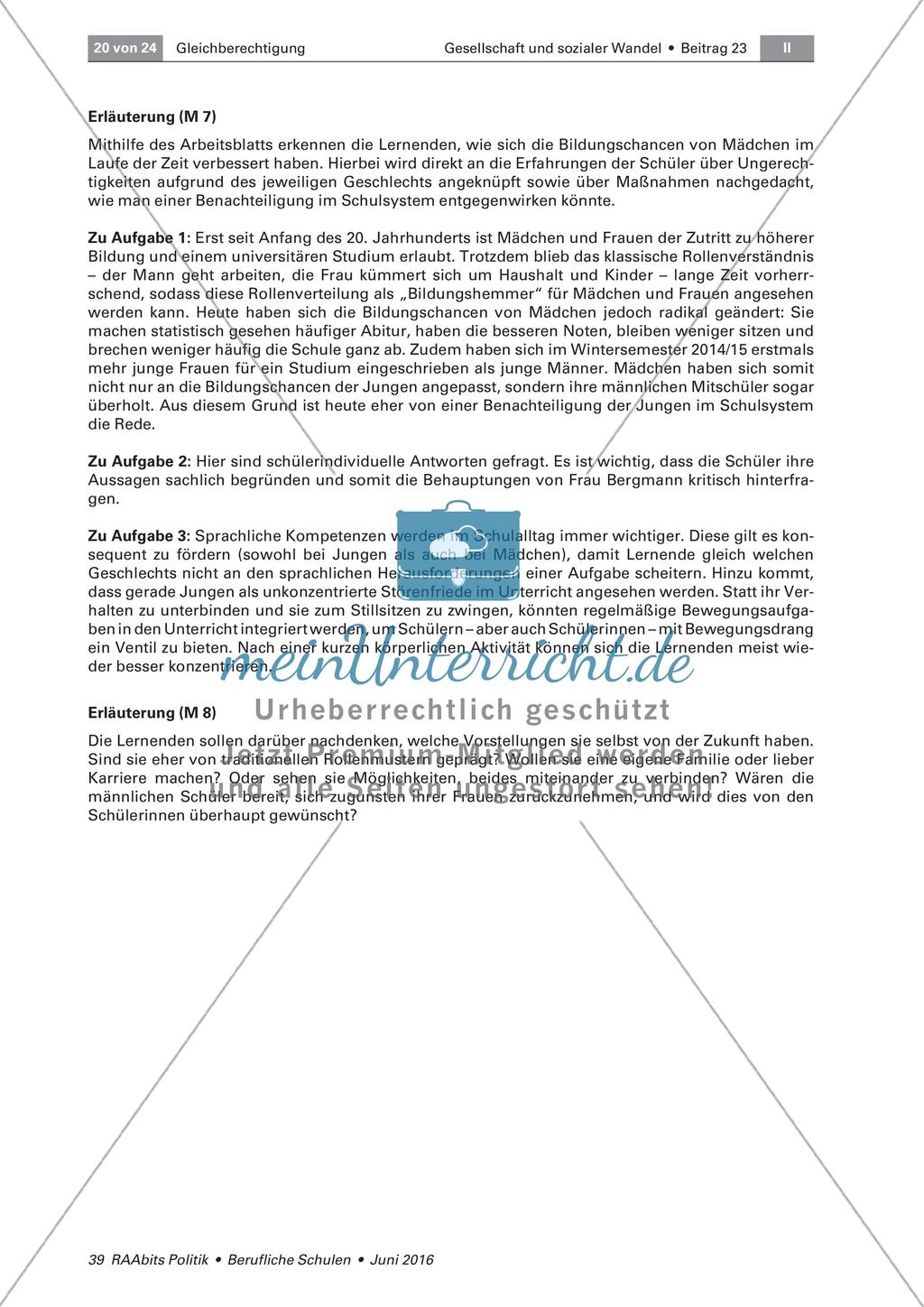 Chancengleichheit in Beruf und Schule Preview 7