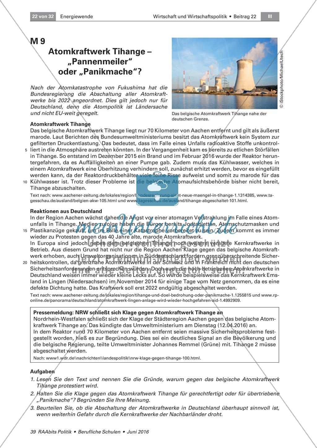 Folgen der Energiewende und Maßnahmen für eine erfolgreiche Umsetzung Preview 2