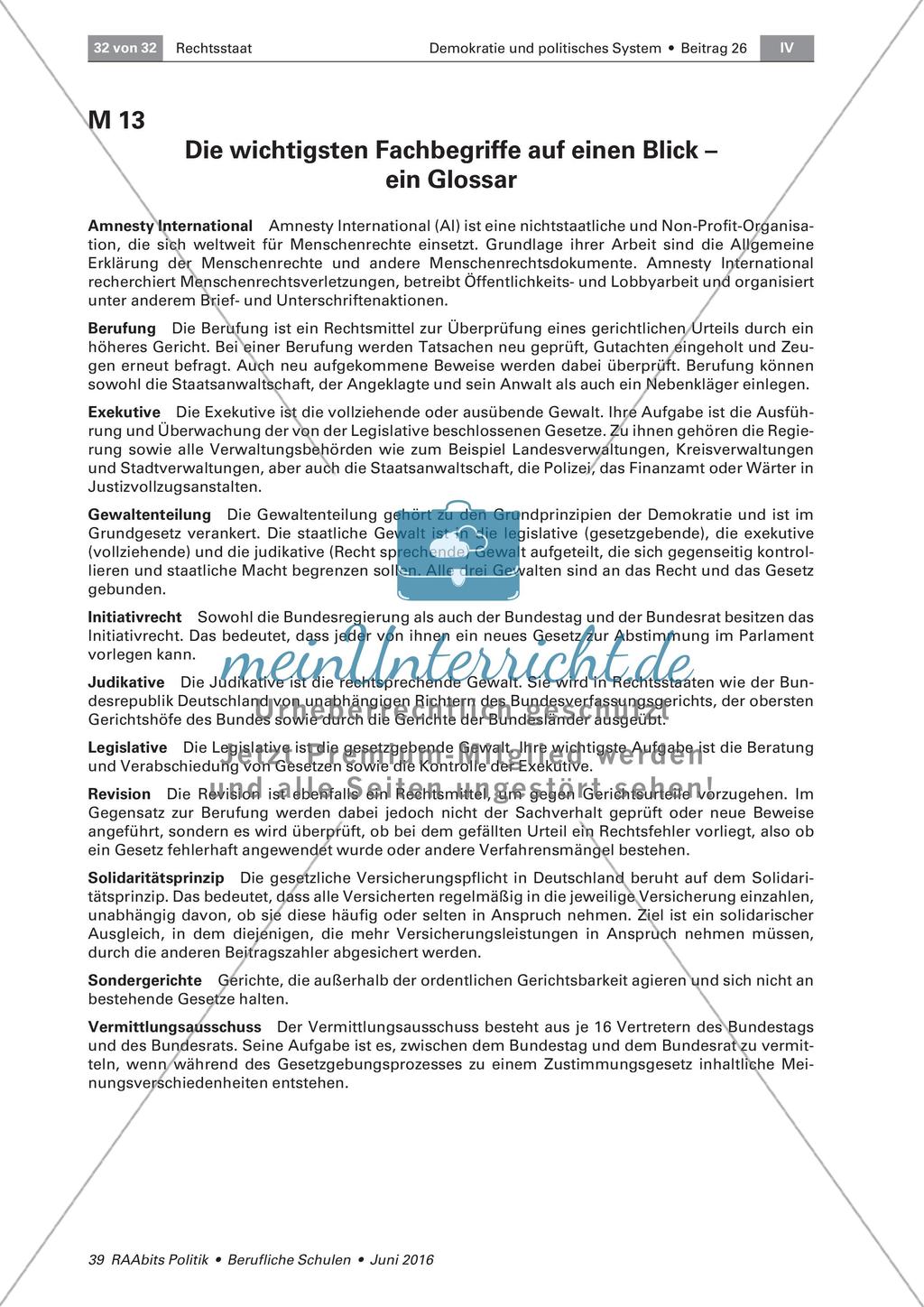 Glossar zum Thema