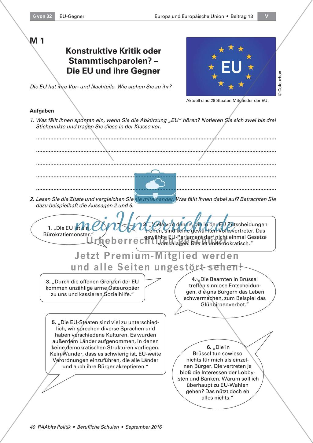 Die EU und ihre Gegner Preview 1