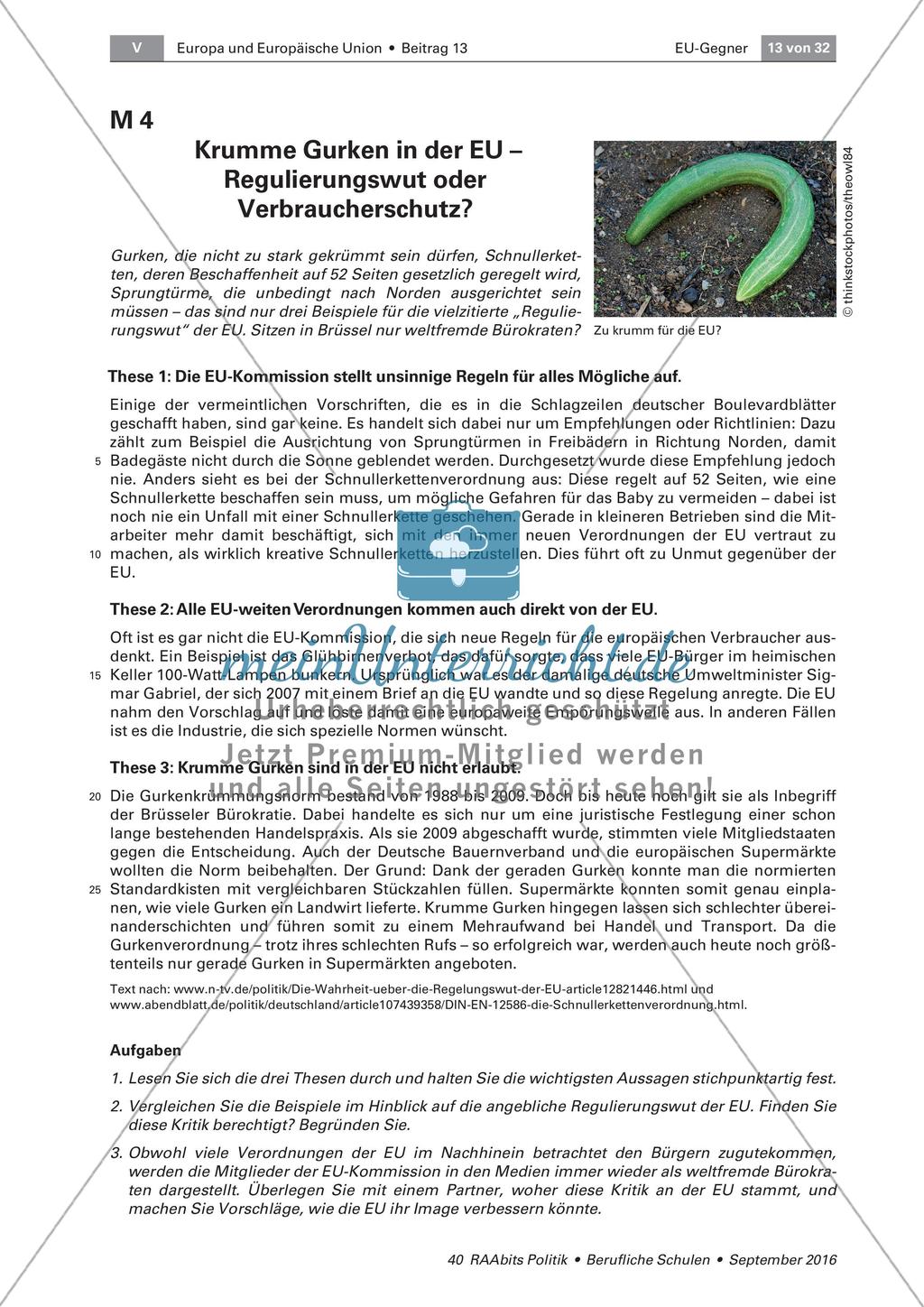 Beispiele der EU-Kritik: TTIP und Regulierungswut Preview 1
