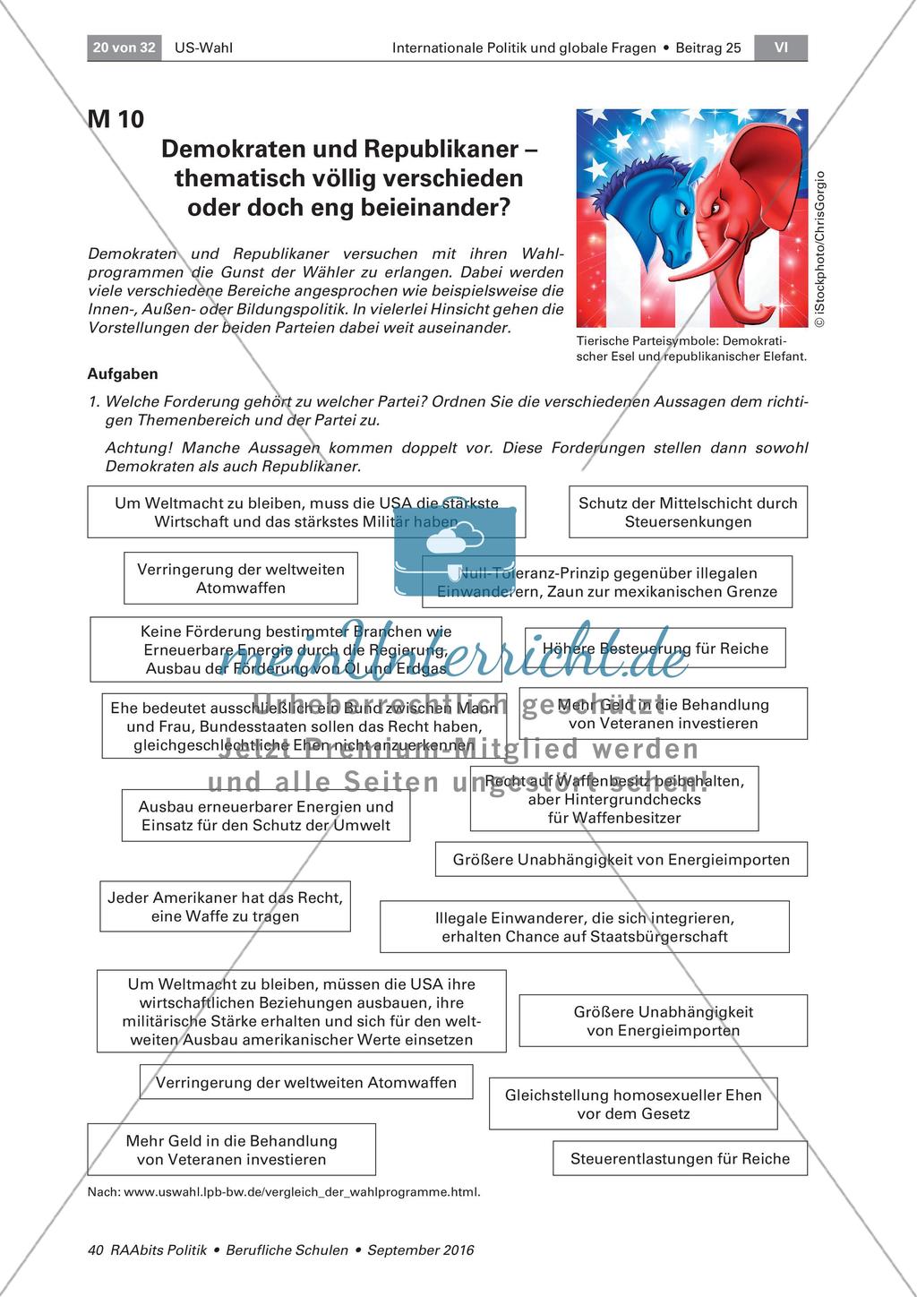 Die Kandidaten der US-Wahl 2016 Preview 4