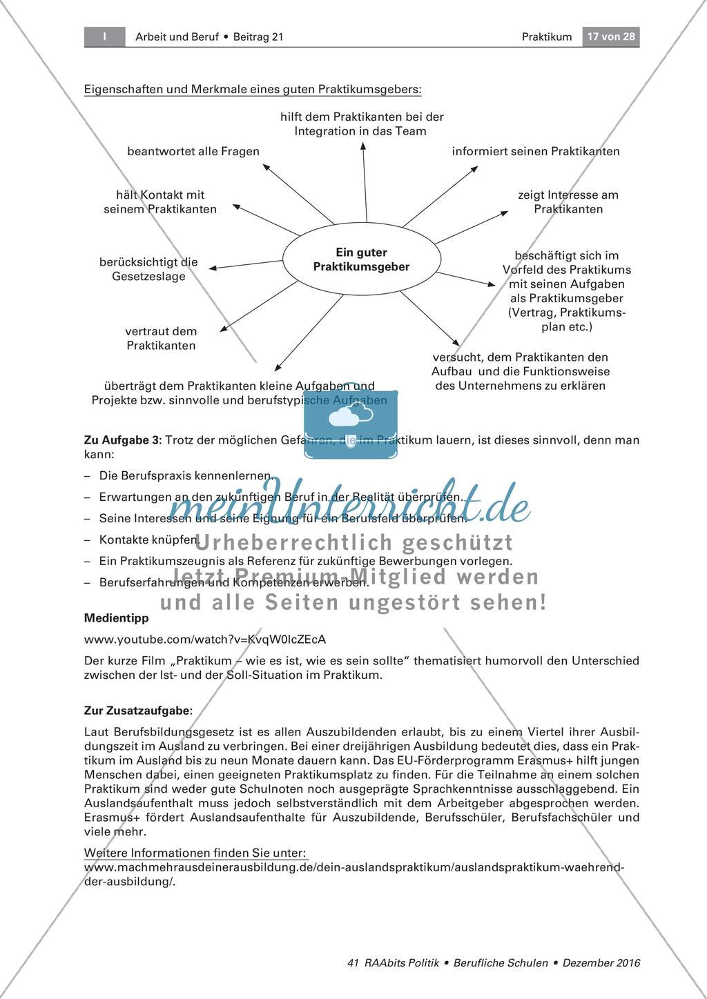 Während des Praktikums Preview 4