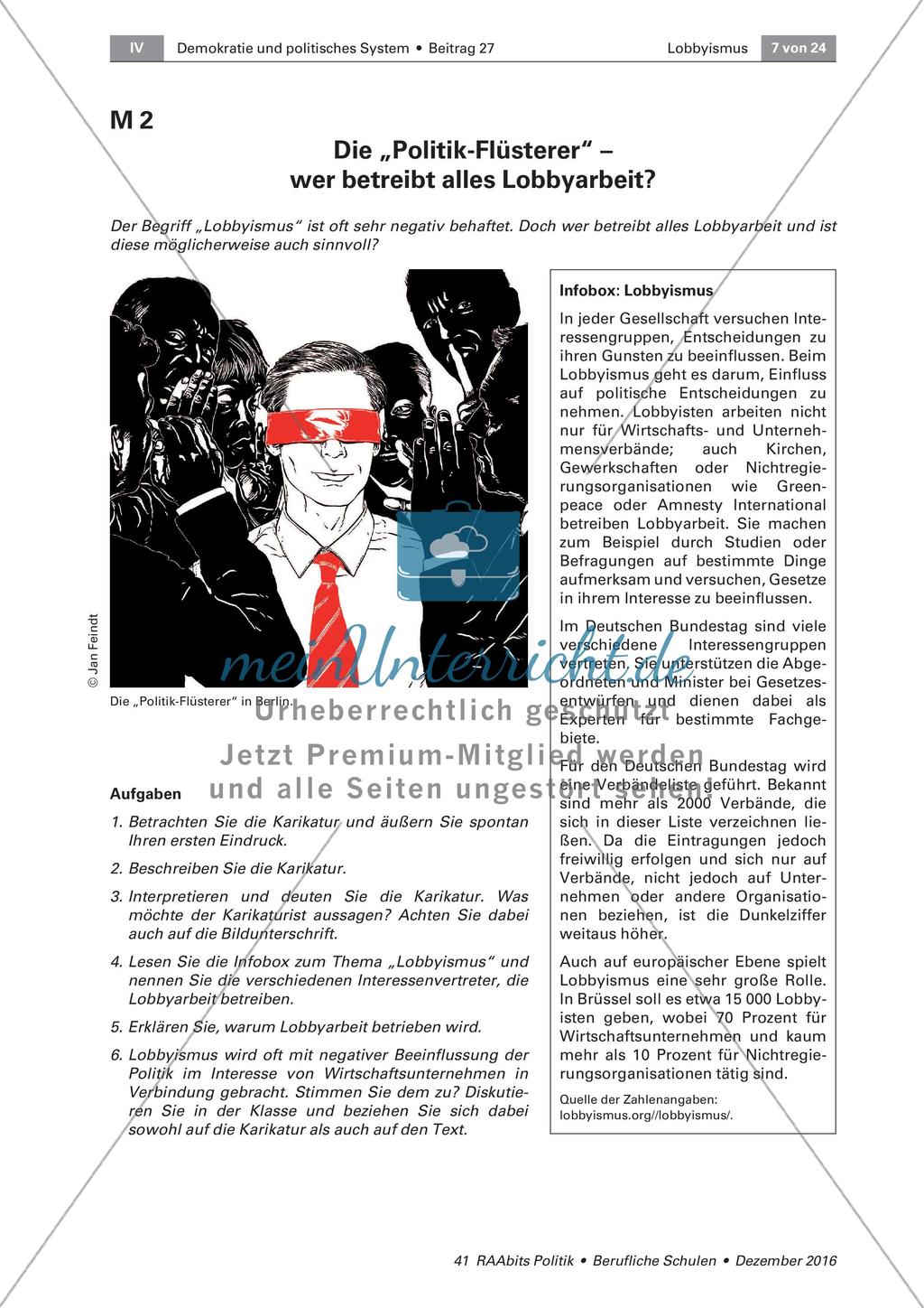 Merkmale von Lobbyismus Preview 2