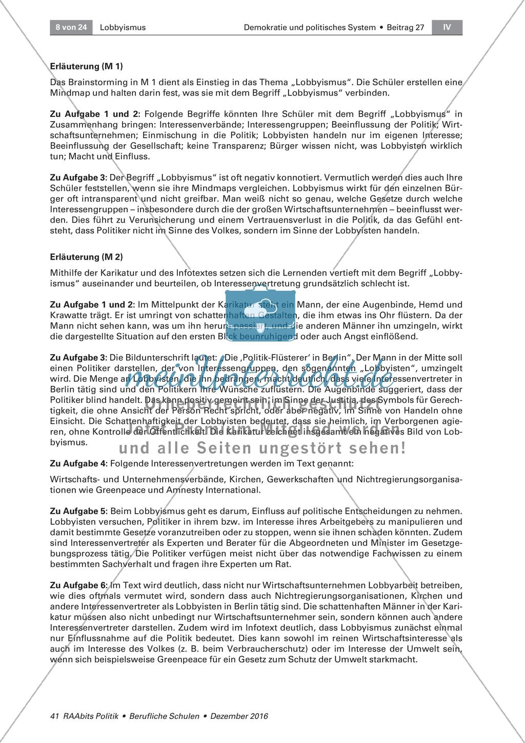 Merkmale von Lobbyismus Preview 3