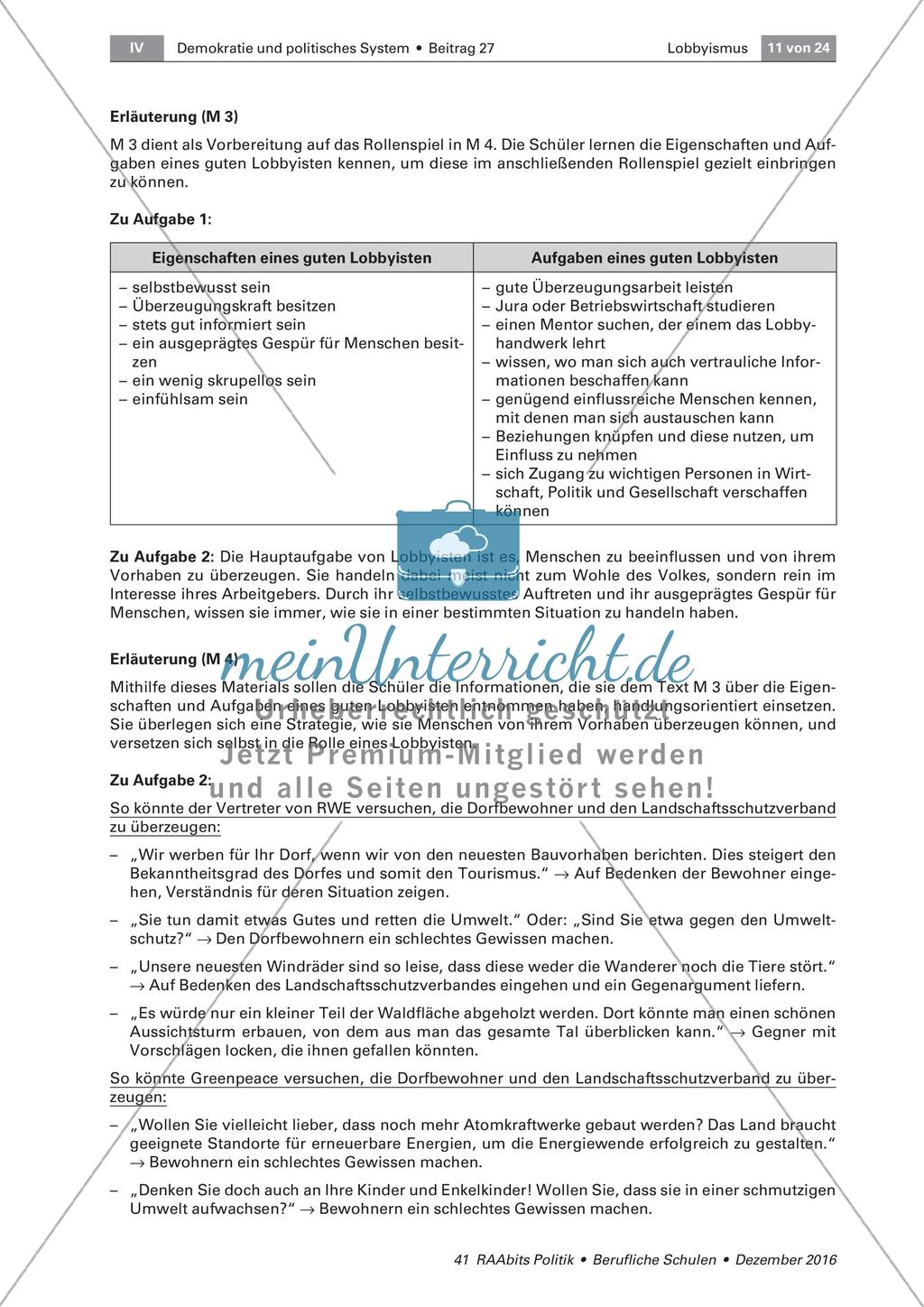 Merkmale von Lobbyismus Preview 6