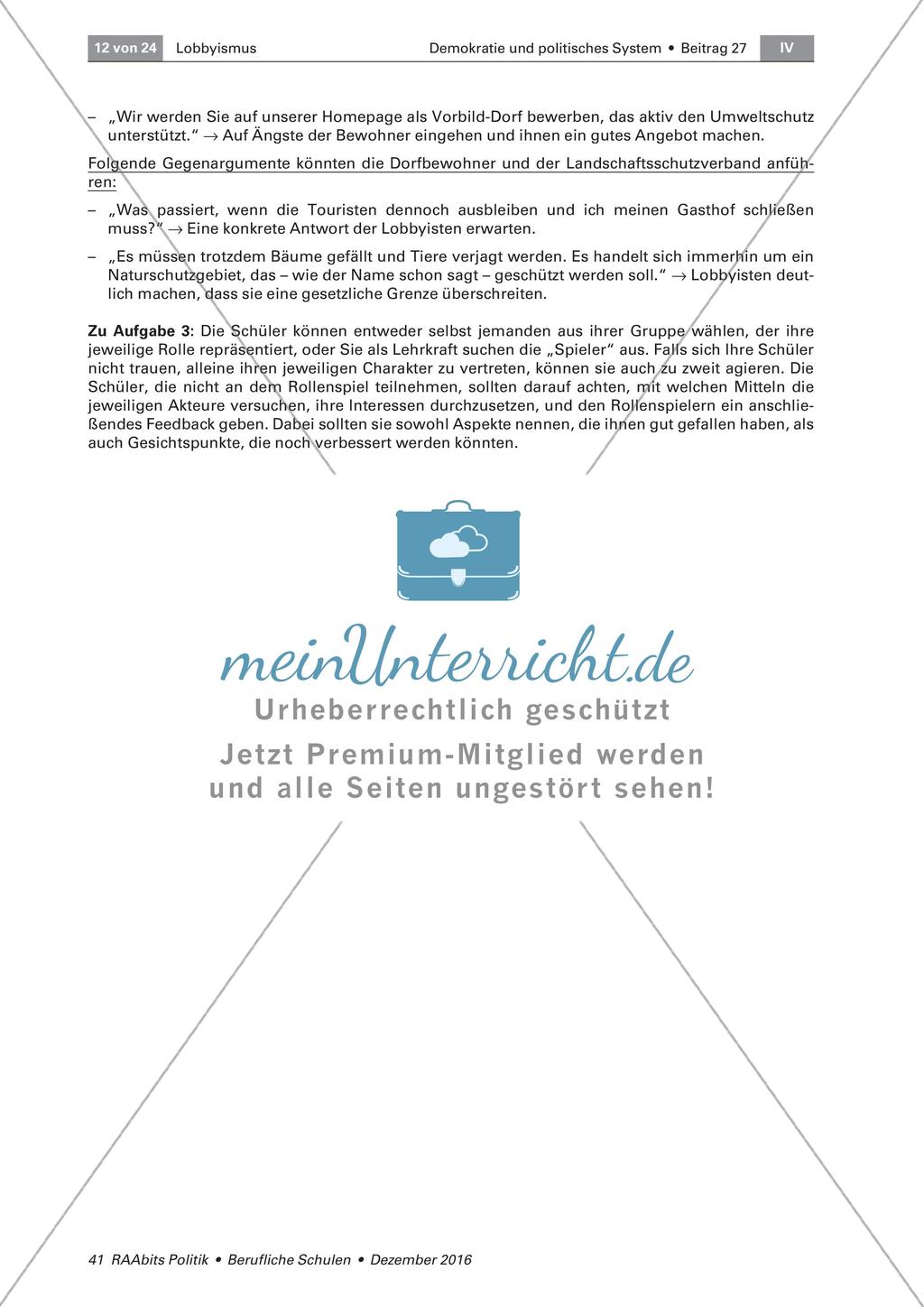 Merkmale von Lobbyismus Preview 7