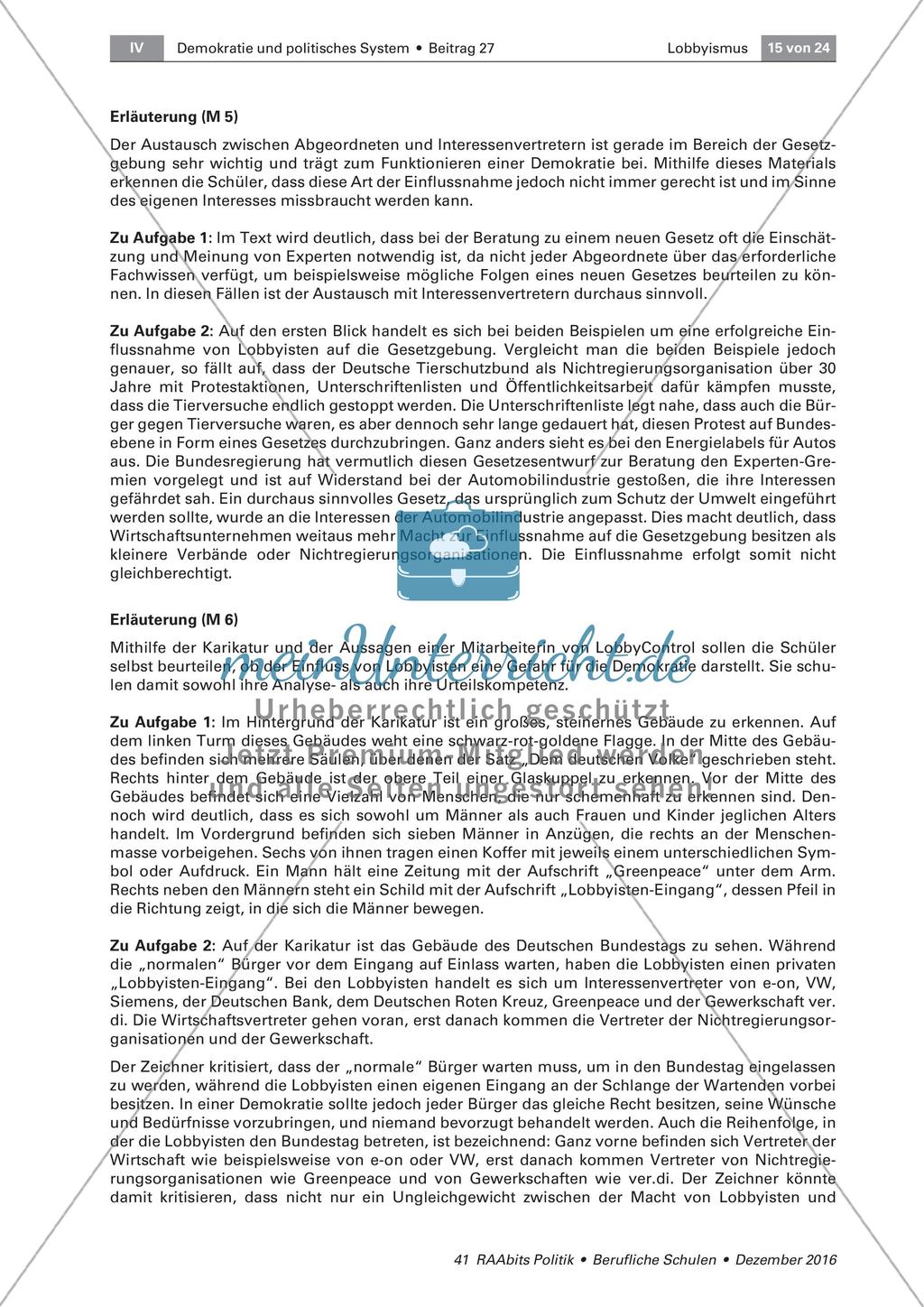Der Einfluss von Lobbyisten Preview 3